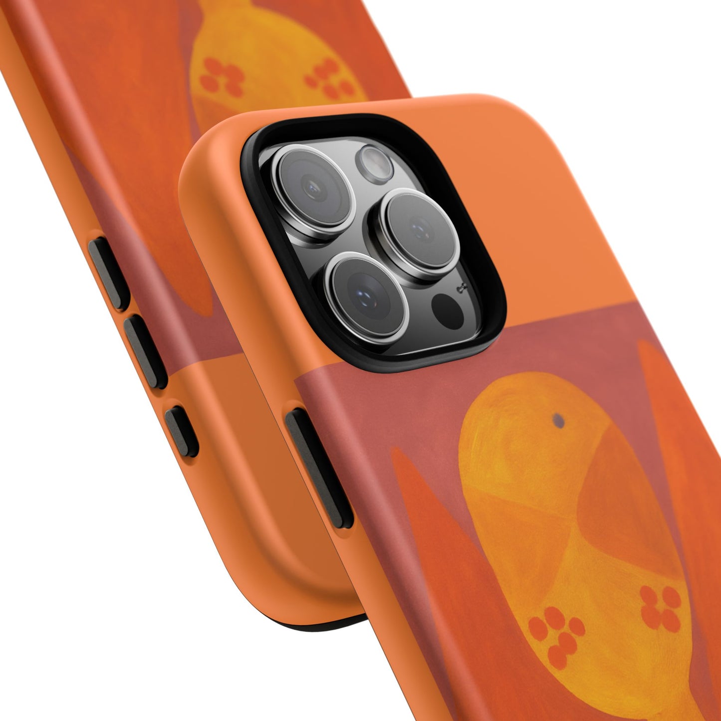 Orange Symbiote - Phone Case, Orange Abstract Design, Tough Cases for Protection, Gift for Art Lovers, Modern Decor, Unique Accessories