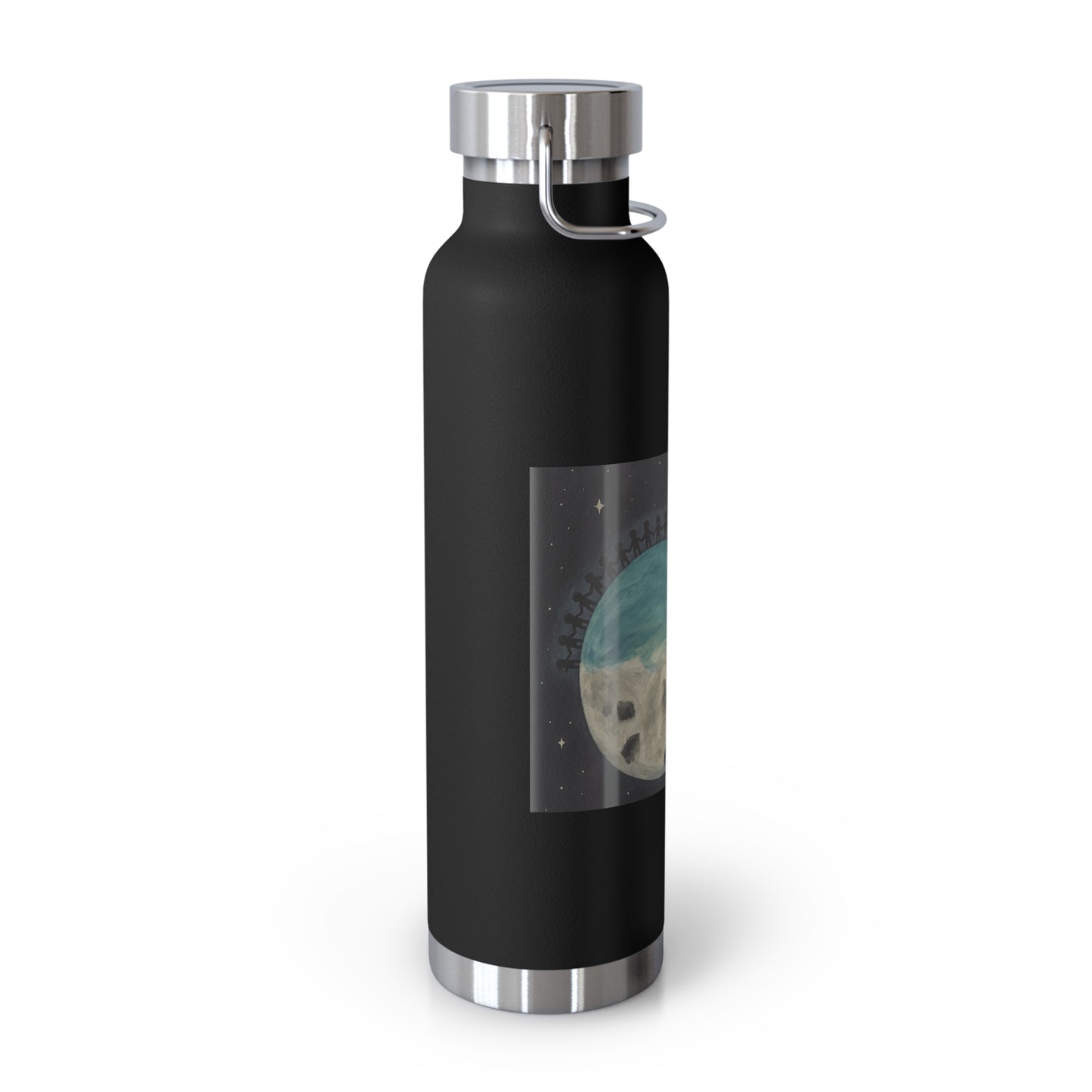 Moonlit Adventure Thermal Bottle, Insulated Water Flask, Travel Bottle, Outdoor Hydration, Gift for Nature Lovers, Camping Essentials