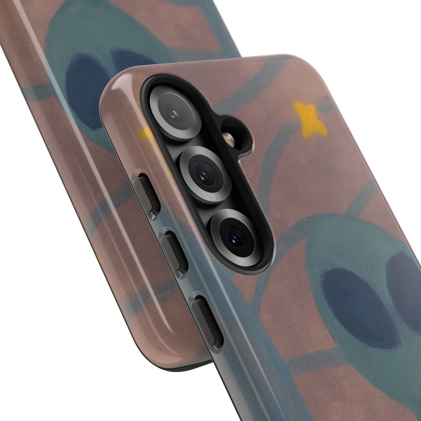 Alien-Themed Phone Case, Unique Designs for Sci-Fi Lovers, Gifts for Space Fans, Stylish Mobile Protector, Halloween Accessories, Space Art
