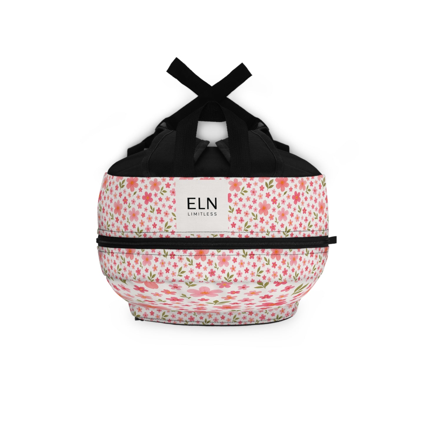 Floral Print Backpack - Cute School Bag, Student's Daypack, Stylish Floral Rucksack, Gardening Gift, Spring Essentials