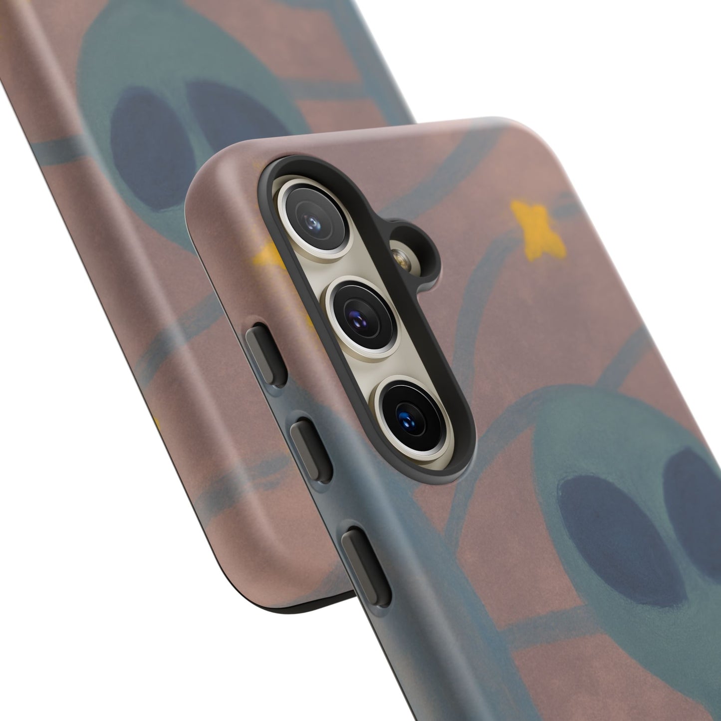 Alien-Themed Phone Case, Unique Designs for Sci-Fi Lovers, Gifts for Space Fans, Stylish Mobile Protector, Halloween Accessories, Space Art