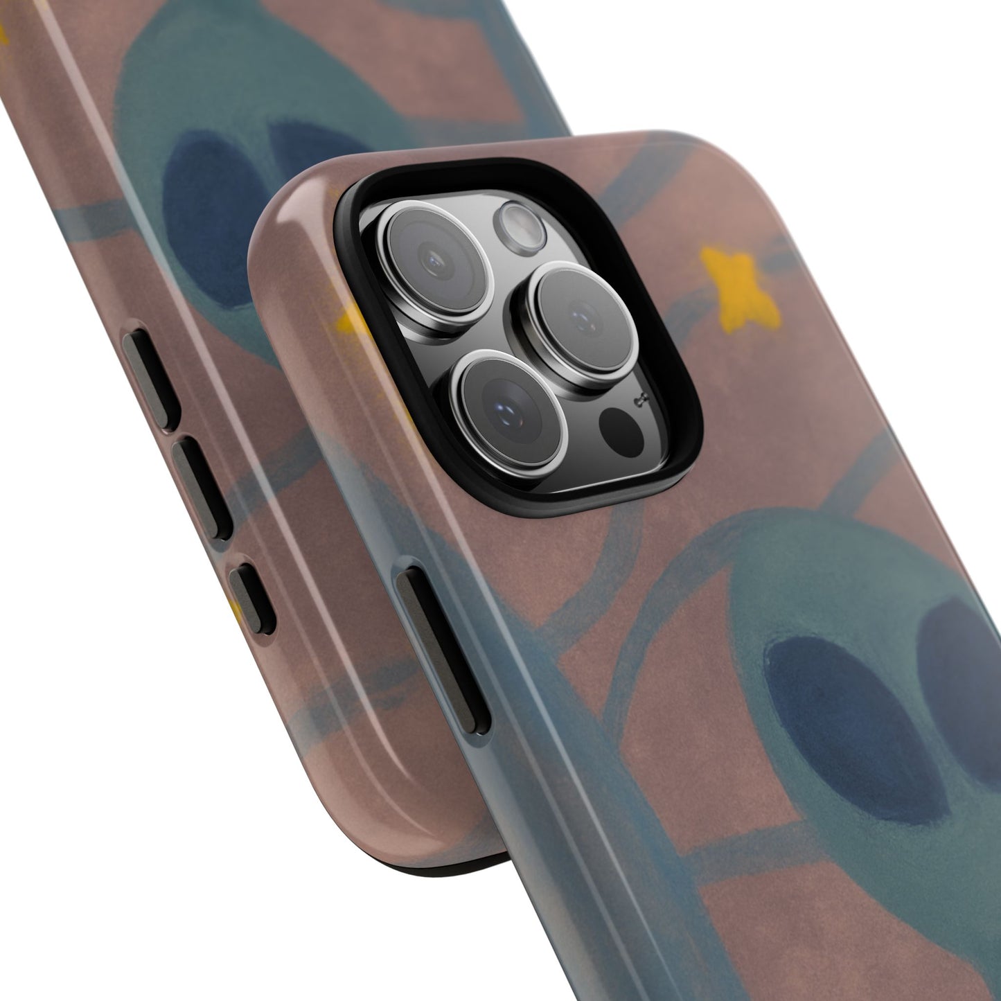 Alien-Themed Phone Case, Unique Designs for Sci-Fi Lovers, Gifts for Space Fans, Stylish Mobile Protector, Halloween Accessories, Space Art