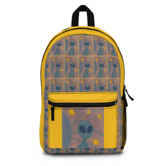 Alien-Themed Backpack with Colorful Design, Cute Backpack for Kids, Trendy Schoolbag, Ideal for Back to School, Cosmic Gifts