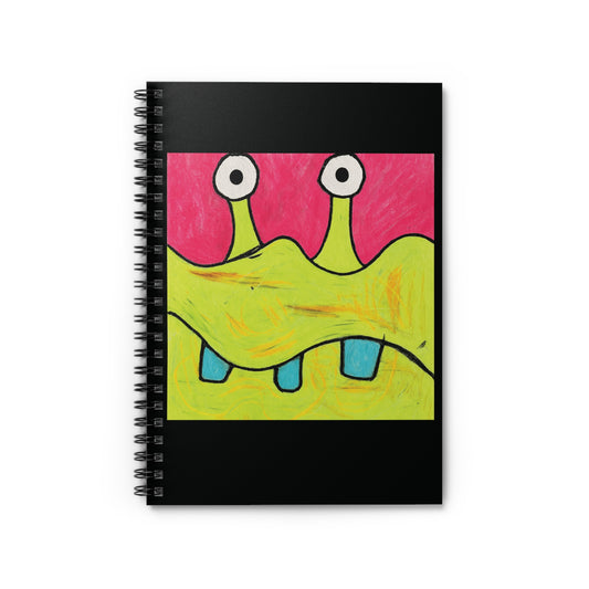 Playful Monster Spiral Notebook - Ruled Lines, Cute Journal for Kids, Fun School Supplies, Creative Writing, Art Sketchbook