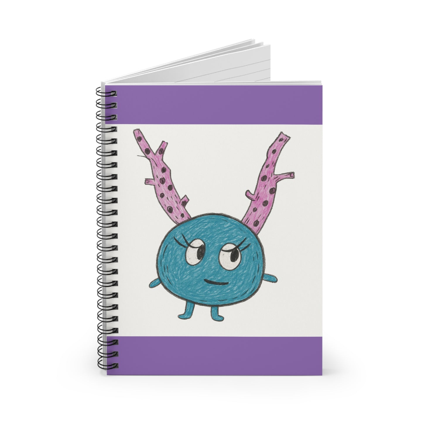 Whimsical Spiral Notebook for Creativity, Cute Journaling, School Supplies, Unique Gifts, Fun Sketchbook, Kids & Adults