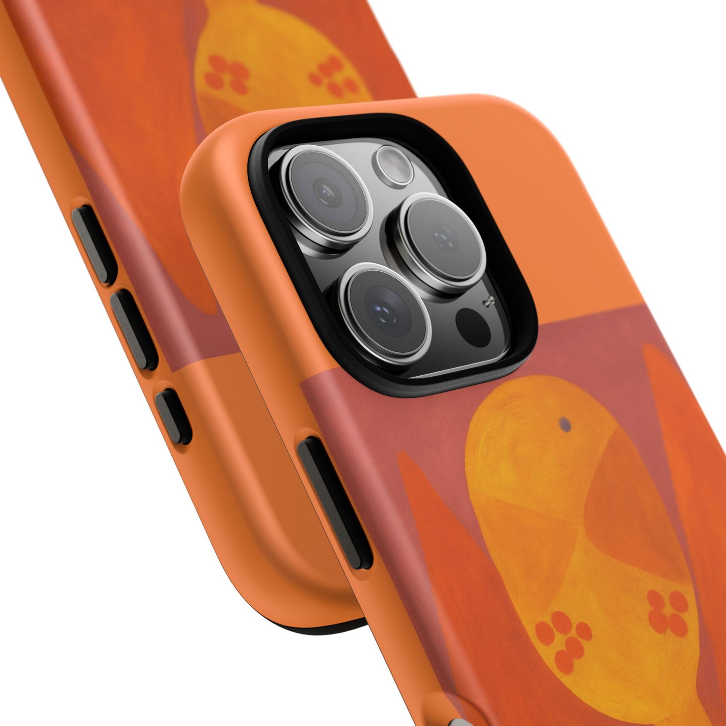 Orange Symbiote - Phone Case, Orange Abstract Design, Tough Cases for Protection, Gift for Art Lovers, Modern Decor, Unique Accessories