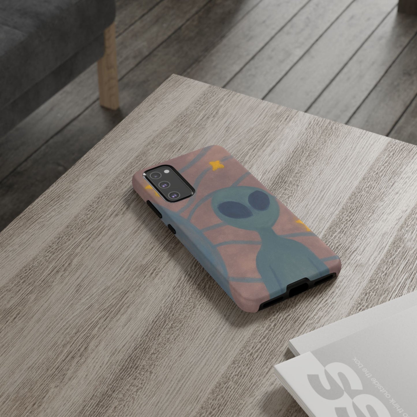 Alien-Themed Phone Case, Unique Designs for Sci-Fi Lovers, Gifts for Space Fans, Stylish Mobile Protector, Halloween Accessories, Space Art