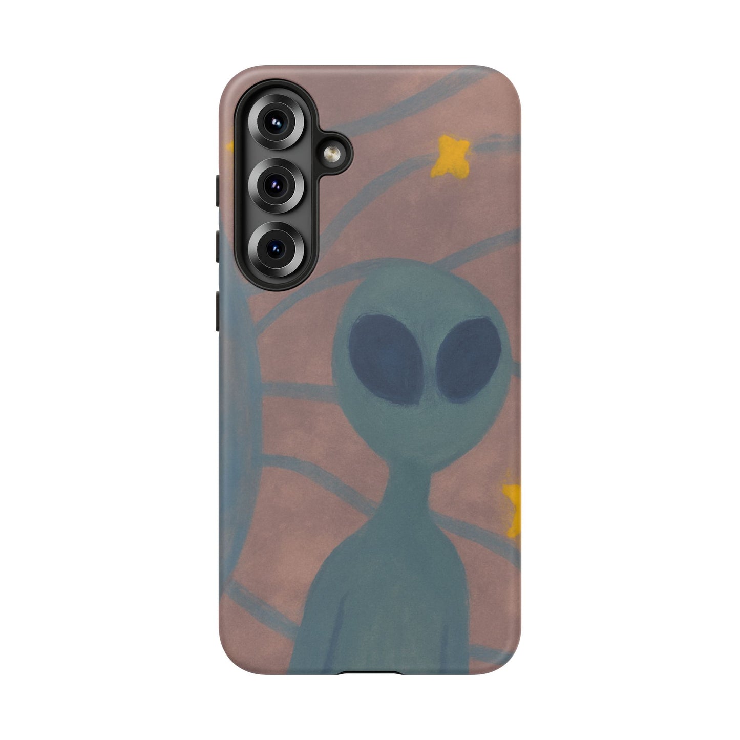 Alien-Themed Phone Case, Unique Designs for Sci-Fi Lovers, Gifts for Space Fans, Stylish Mobile Protector, Halloween Accessories, Space Art