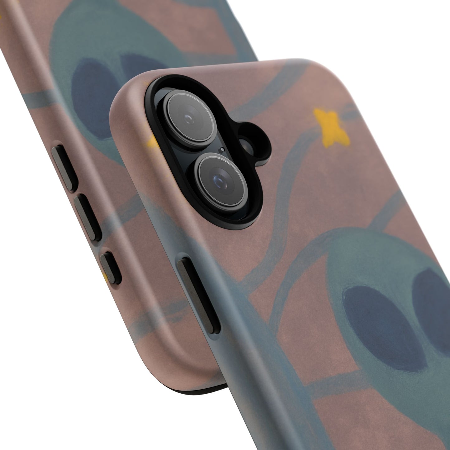 Alien-Themed Phone Case, Unique Designs for Sci-Fi Lovers, Gifts for Space Fans, Stylish Mobile Protector, Halloween Accessories, Space Art