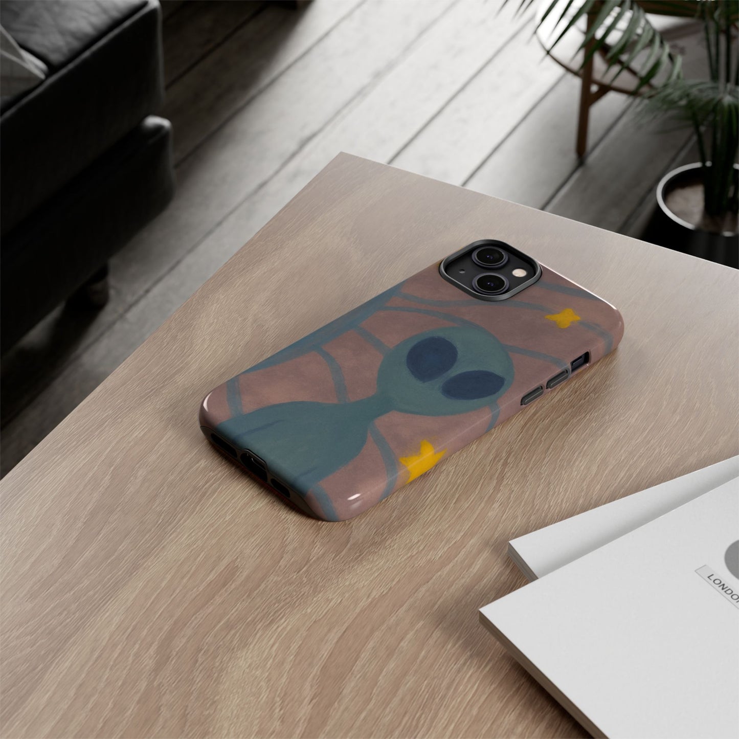 Alien-Themed Phone Case, Unique Designs for Sci-Fi Lovers, Gifts for Space Fans, Stylish Mobile Protector, Halloween Accessories, Space Art