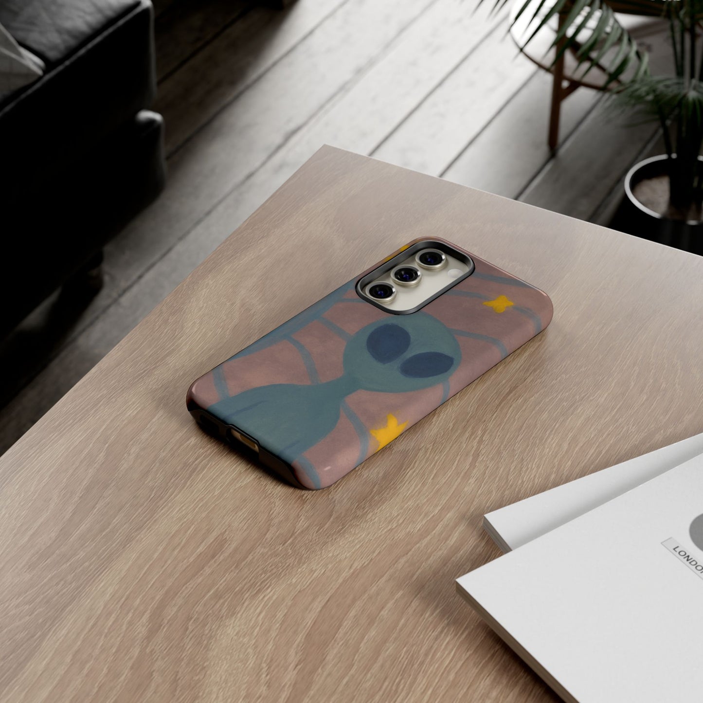 Alien-Themed Phone Case, Unique Designs for Sci-Fi Lovers, Gifts for Space Fans, Stylish Mobile Protector, Halloween Accessories, Space Art