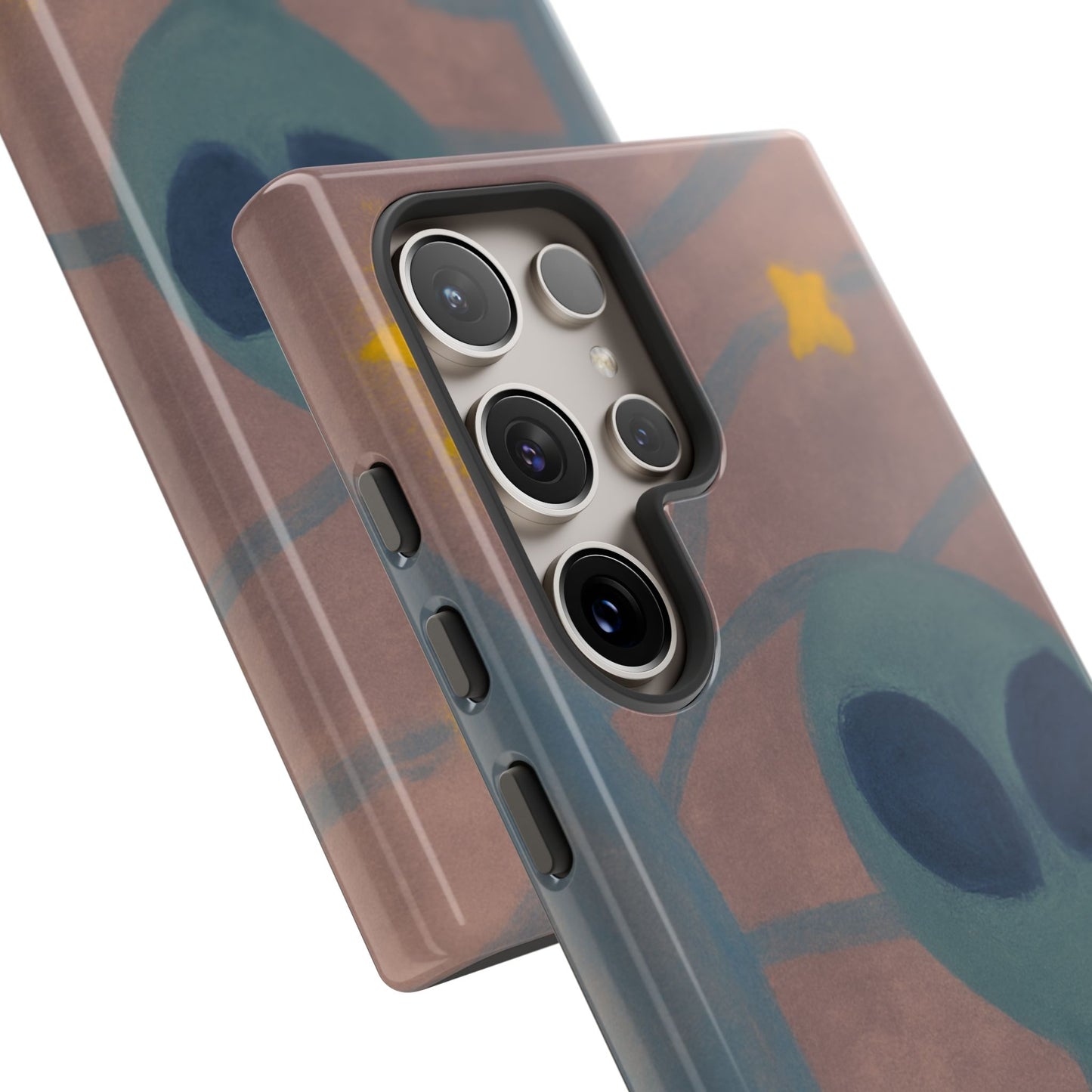 Alien-Themed Phone Case, Unique Designs for Sci-Fi Lovers, Gifts for Space Fans, Stylish Mobile Protector, Halloween Accessories, Space Art