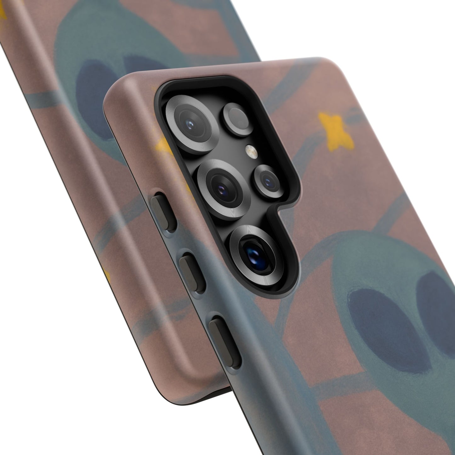 Alien-Themed Phone Case, Unique Designs for Sci-Fi Lovers, Gifts for Space Fans, Stylish Mobile Protector, Halloween Accessories, Space Art