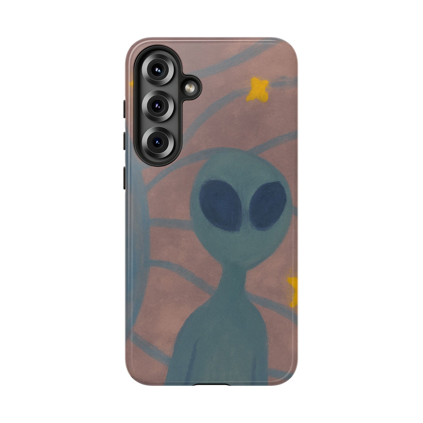 Alien-Themed Phone Case, Unique Designs for Sci-Fi Lovers, Gifts for Space Fans, Stylish Mobile Protector, Halloween Accessories, Space Art