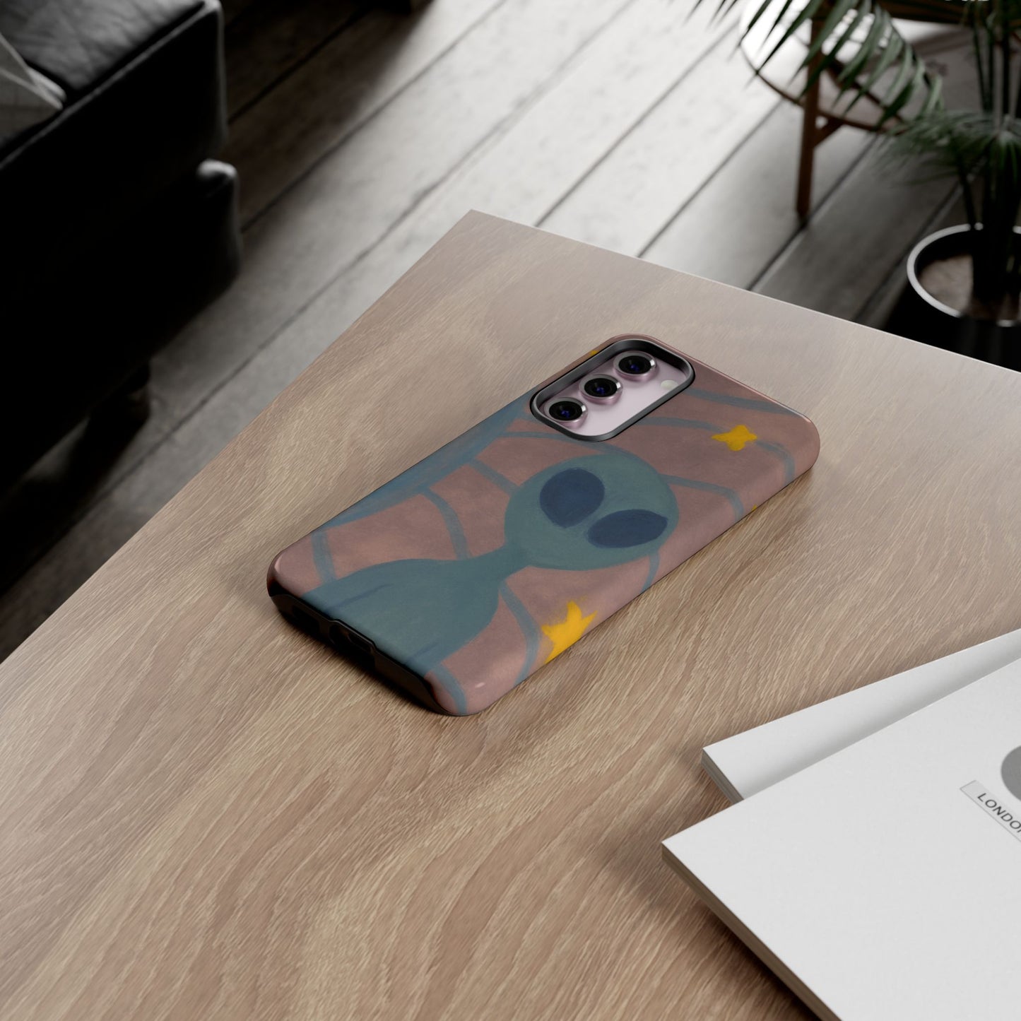 Alien-Themed Phone Case, Unique Designs for Sci-Fi Lovers, Gifts for Space Fans, Stylish Mobile Protector, Halloween Accessories, Space Art
