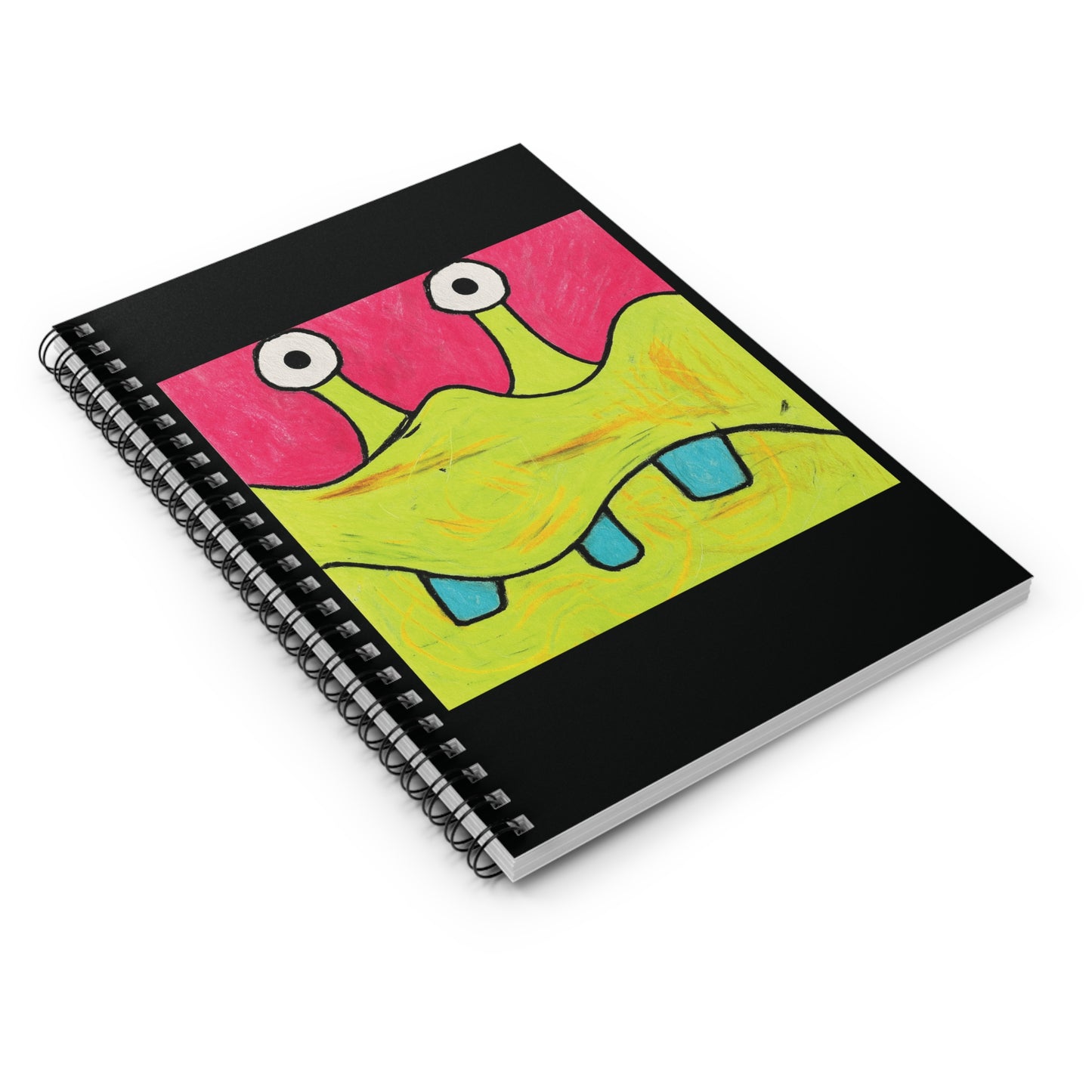 Playful Monster Spiral Notebook - Ruled Lines, Cute Journal for Kids, Fun School Supplies, Creative Writing, Art Sketchbook