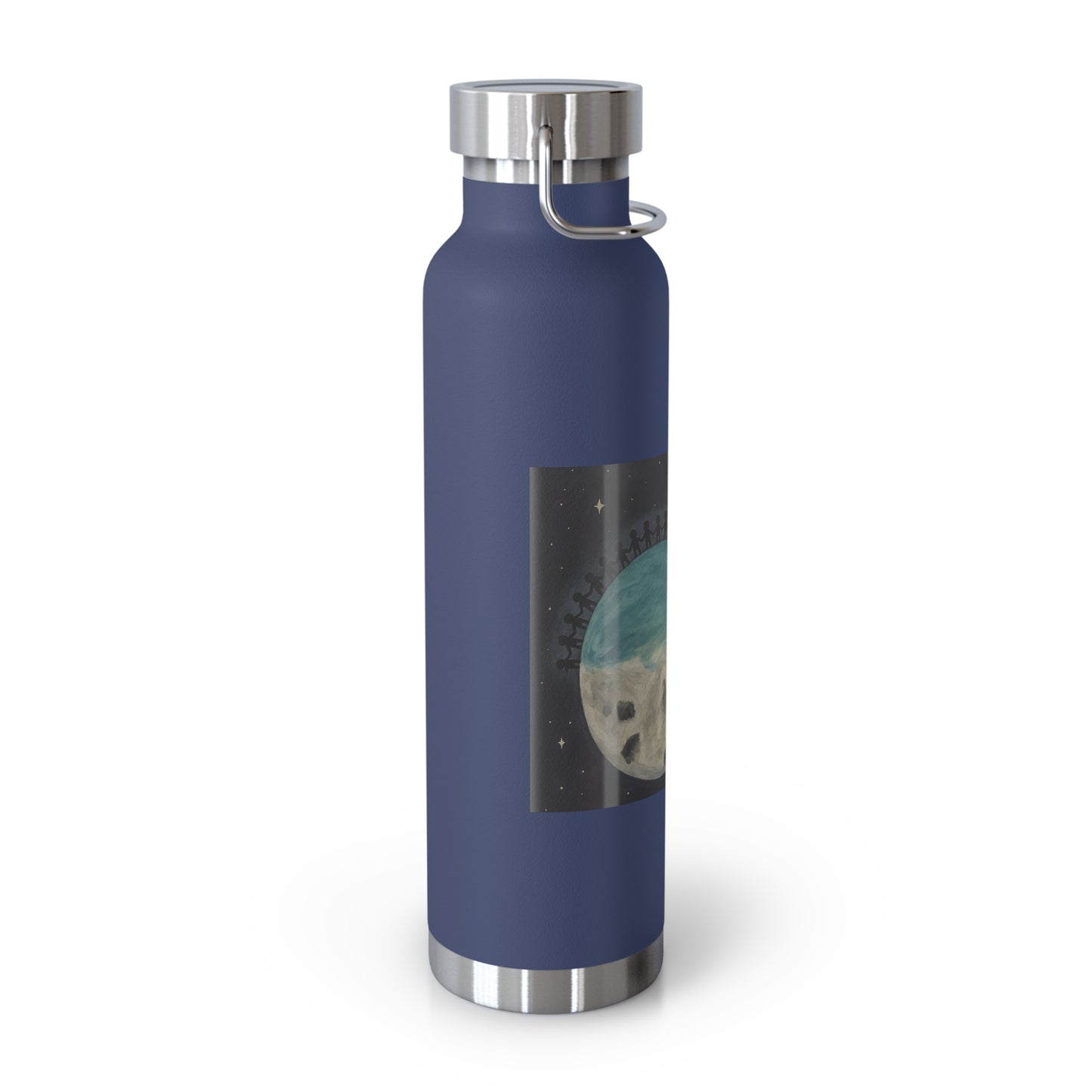 Moonlit Adventure Thermal Bottle, Insulated Water Flask, Travel Bottle, Outdoor Hydration, Gift for Nature Lovers, Camping Essentials