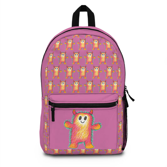 Snuggle Wug Monster Backpack - Cute Kids School Bag, Fun Rucksack for Preschool, Playdates, Birthday Gift, Unique Artwork