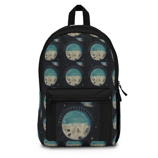 Kids Earth Art Astrology Bag, Space Lover Gift, Galaxy School Bag, Universe Theme Backpack, Unique Traveling Companion