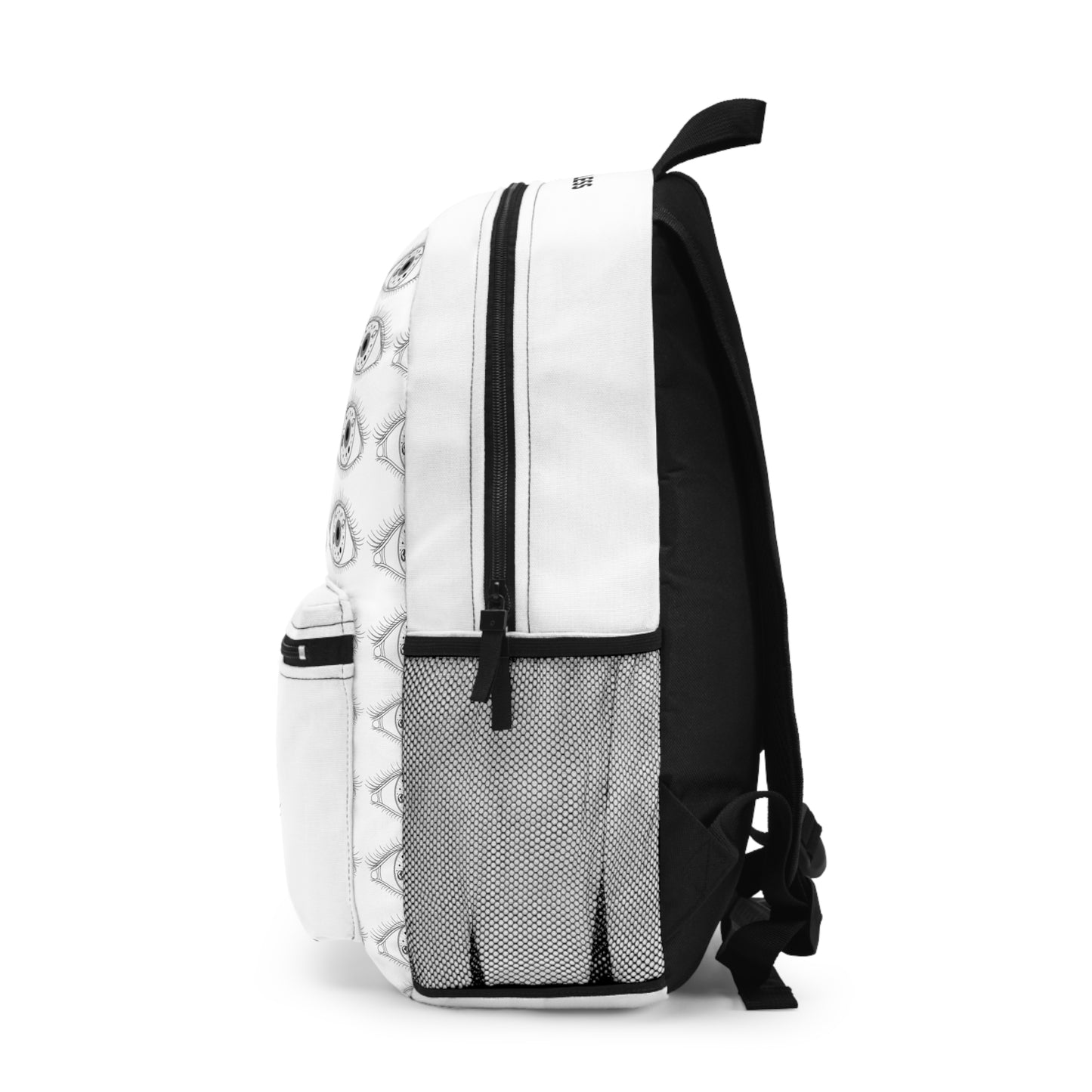 Unique Eye-Pattern Backpack, Trendy School Bag, Casual Daily Backpack, Gift for Art Lovers, Unisex Eye Design Backpack