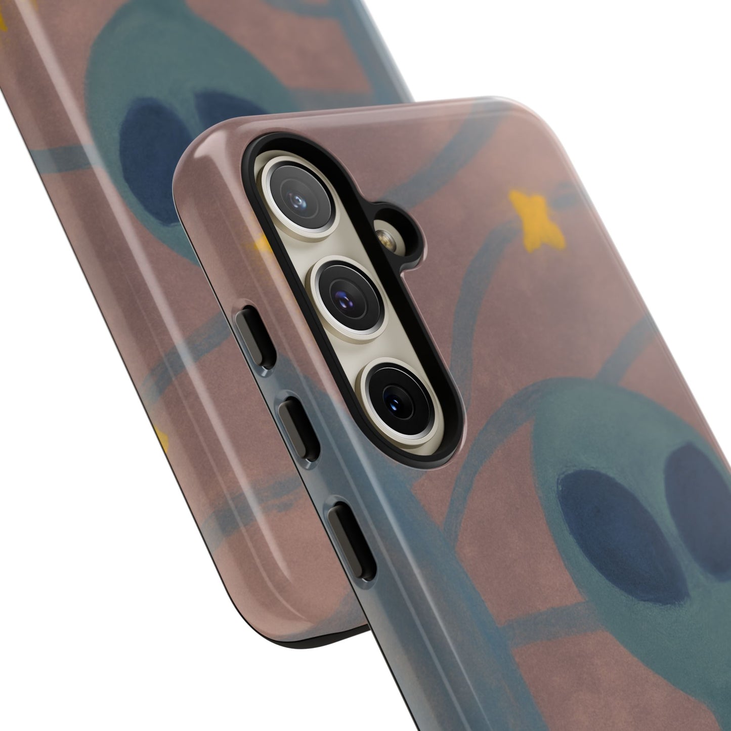 Alien-Themed Phone Case, Unique Designs for Sci-Fi Lovers, Gifts for Space Fans, Stylish Mobile Protector, Halloween Accessories, Space Art