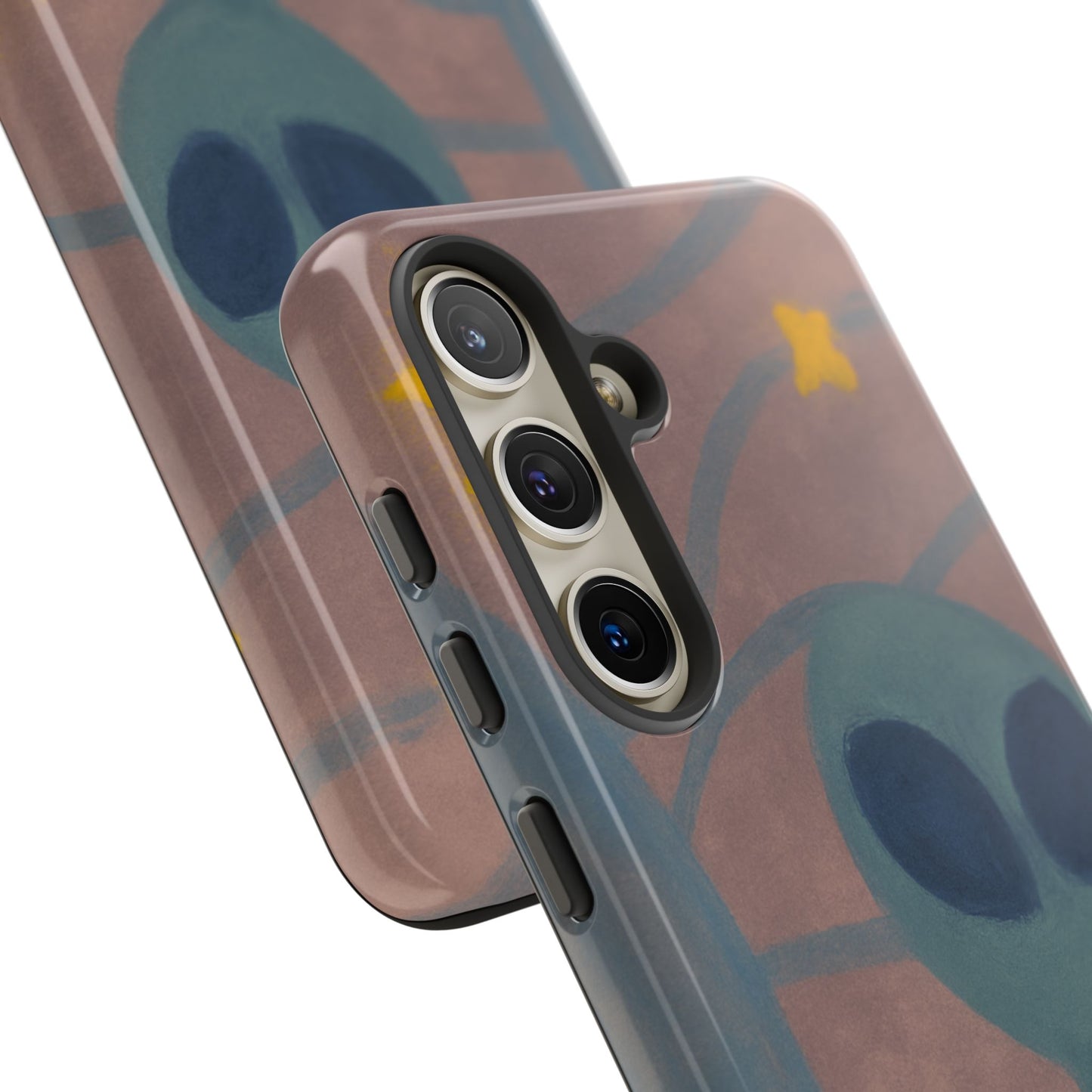 Alien-Themed Phone Case, Unique Designs for Sci-Fi Lovers, Gifts for Space Fans, Stylish Mobile Protector, Halloween Accessories, Space Art