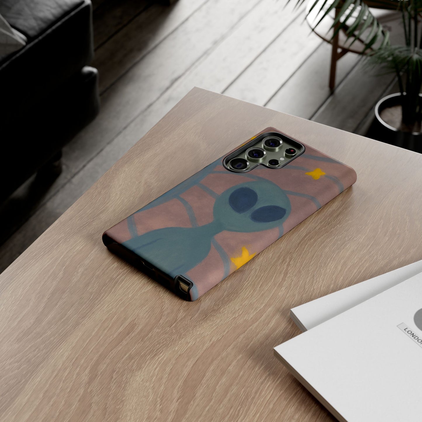 Alien-Themed Phone Case, Unique Designs for Sci-Fi Lovers, Gifts for Space Fans, Stylish Mobile Protector, Halloween Accessories, Space Art