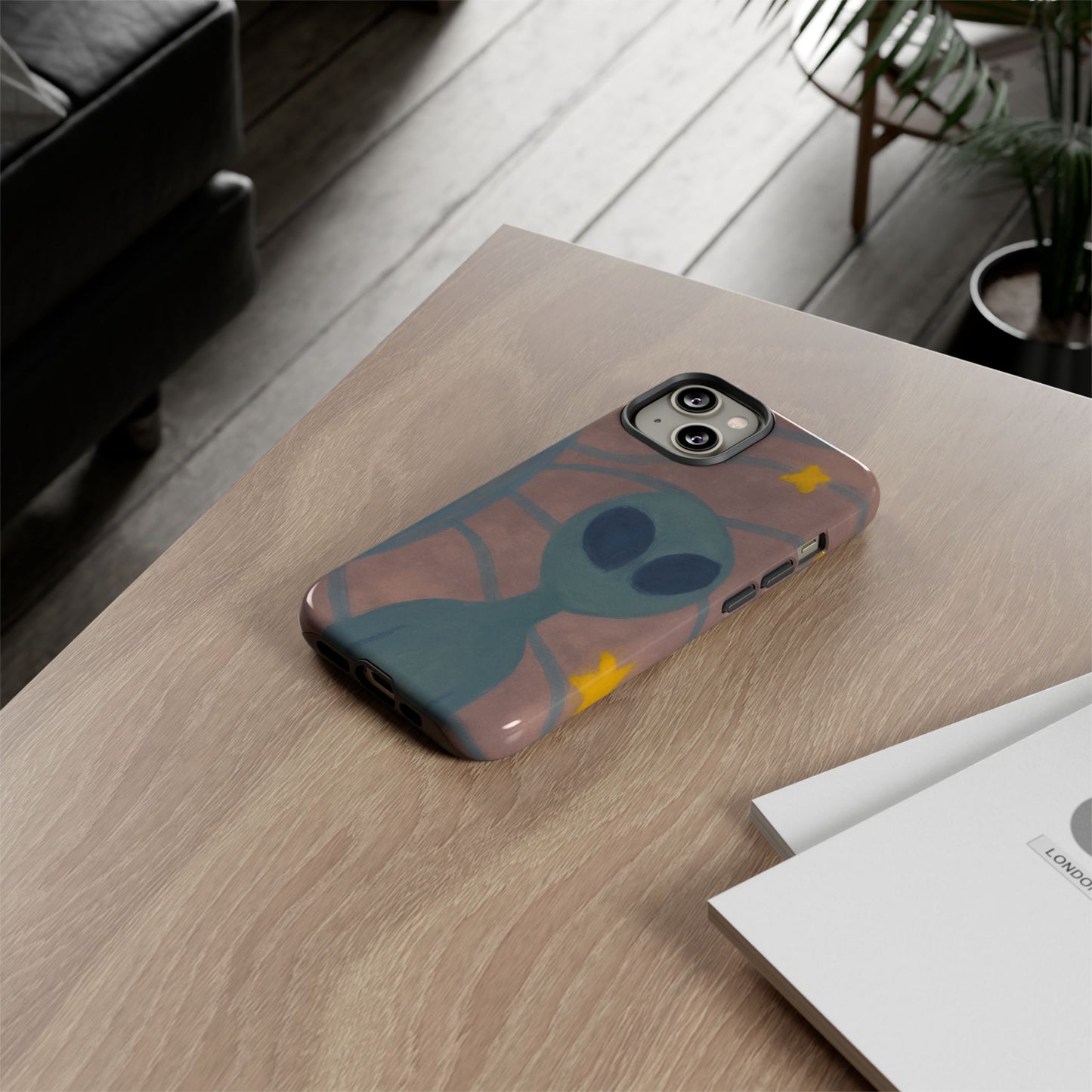 Alien-Themed Phone Case, Unique Designs for Sci-Fi Lovers, Gifts for Space Fans, Stylish Mobile Protector, Halloween Accessories, Space Art