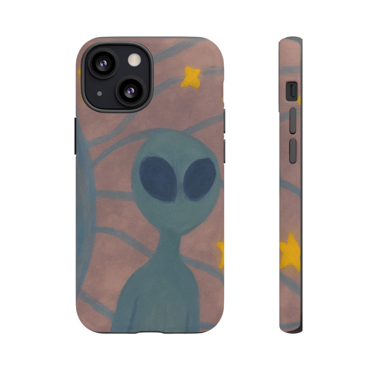 Alien-Themed Phone Case, Unique Designs for Sci-Fi Lovers, Gifts for Space Fans, Stylish Mobile Protector, Halloween Accessories, Space Art