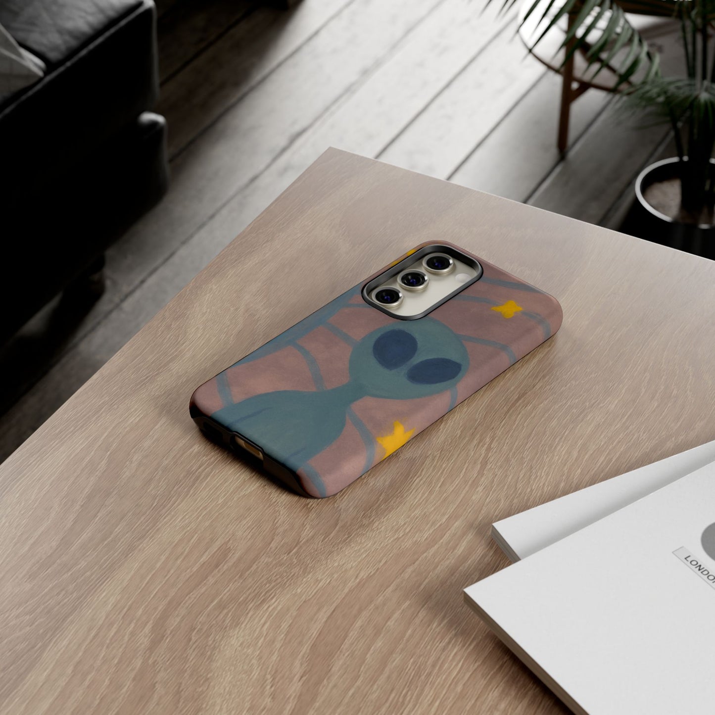 Alien-Themed Phone Case, Unique Designs for Sci-Fi Lovers, Gifts for Space Fans, Stylish Mobile Protector, Halloween Accessories, Space Art