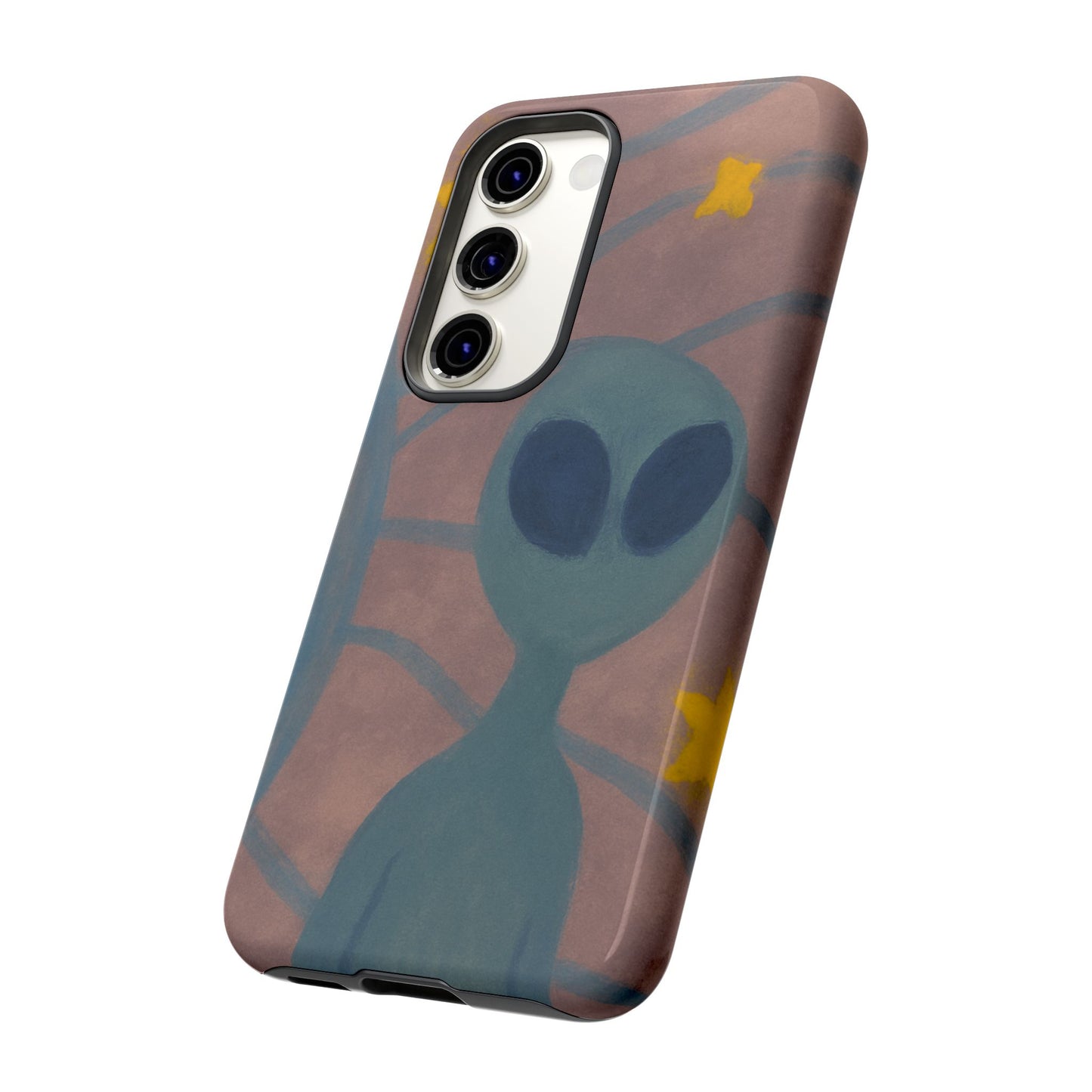 Alien-Themed Phone Case, Unique Designs for Sci-Fi Lovers, Gifts for Space Fans, Stylish Mobile Protector, Halloween Accessories, Space Art