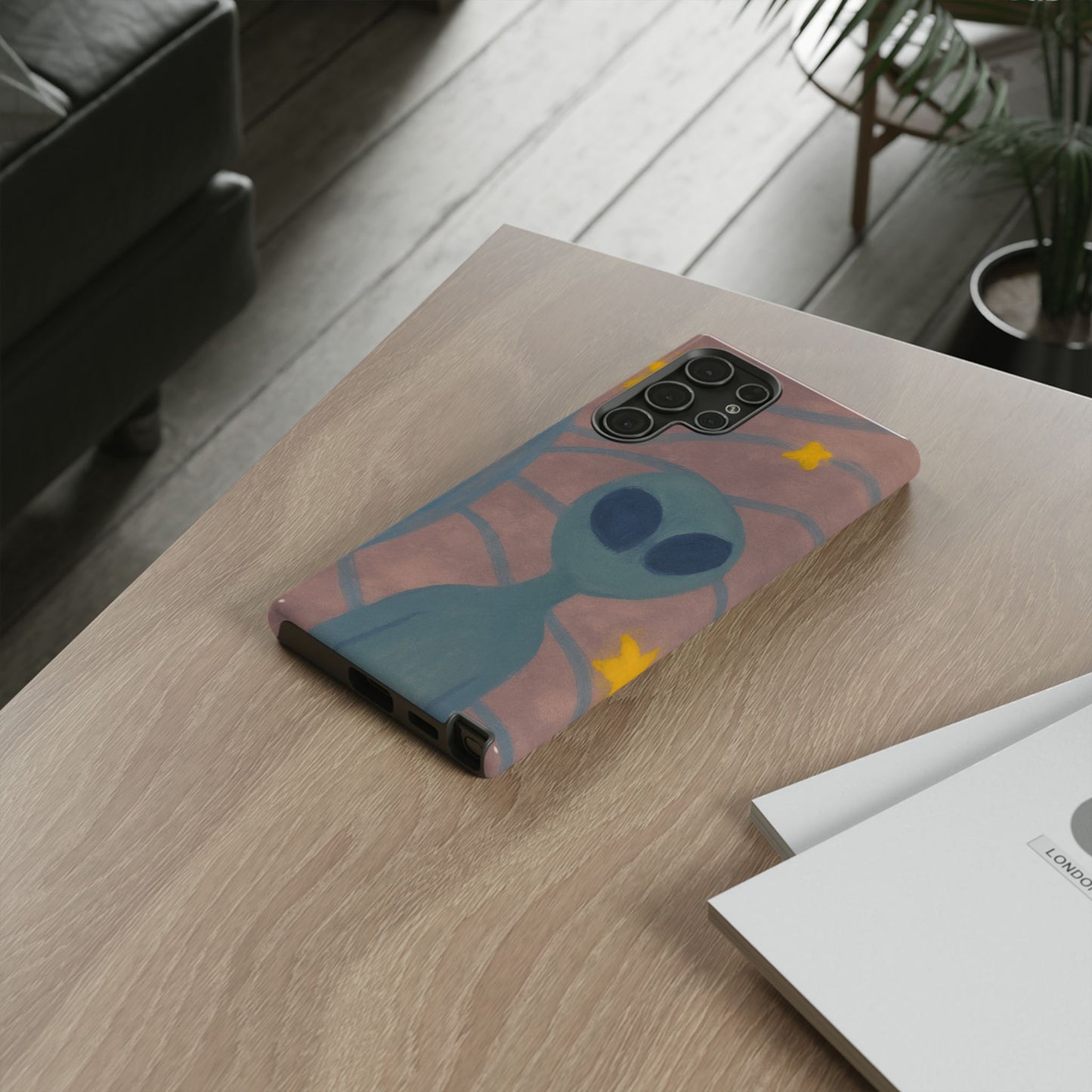 Alien-Themed Phone Case, Unique Designs for Sci-Fi Lovers, Gifts for Space Fans, Stylish Mobile Protector, Halloween Accessories, Space Art