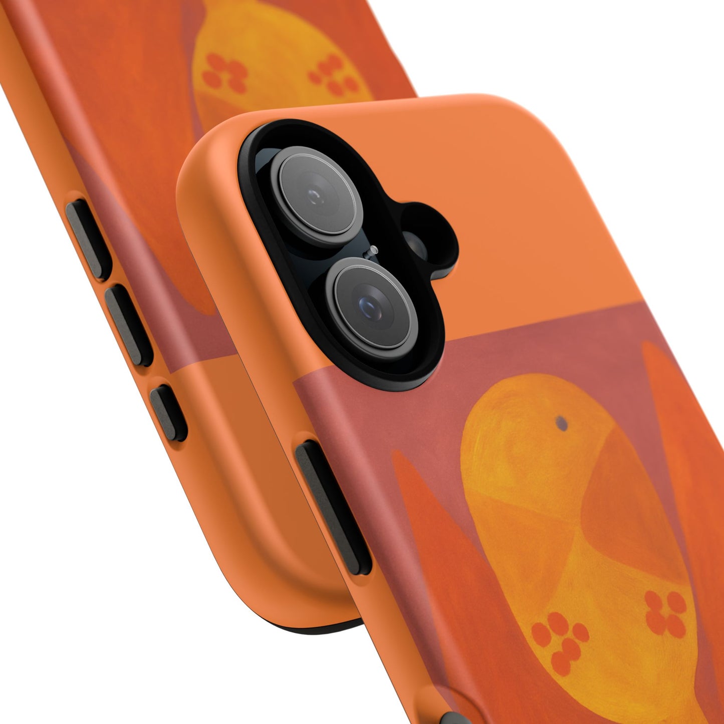 Orange Symbiote - Phone Case, Orange Abstract Design, Tough Cases for Protection, Gift for Art Lovers, Modern Decor, Unique Accessories