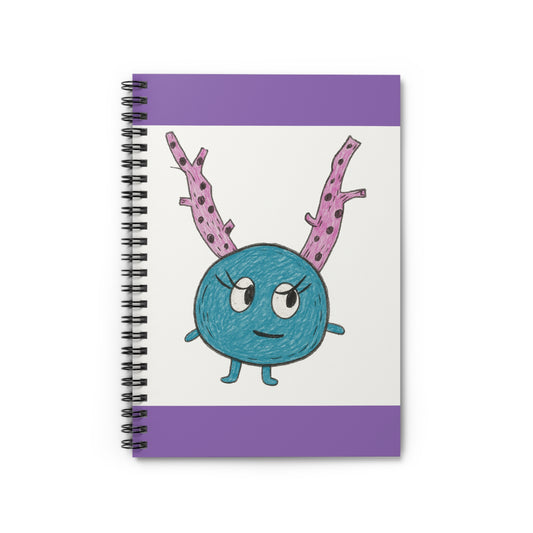 Whimsical Spiral Notebook for Creativity, Cute Journaling, School Supplies, Unique Gifts, Fun Sketchbook, Kids & Adults