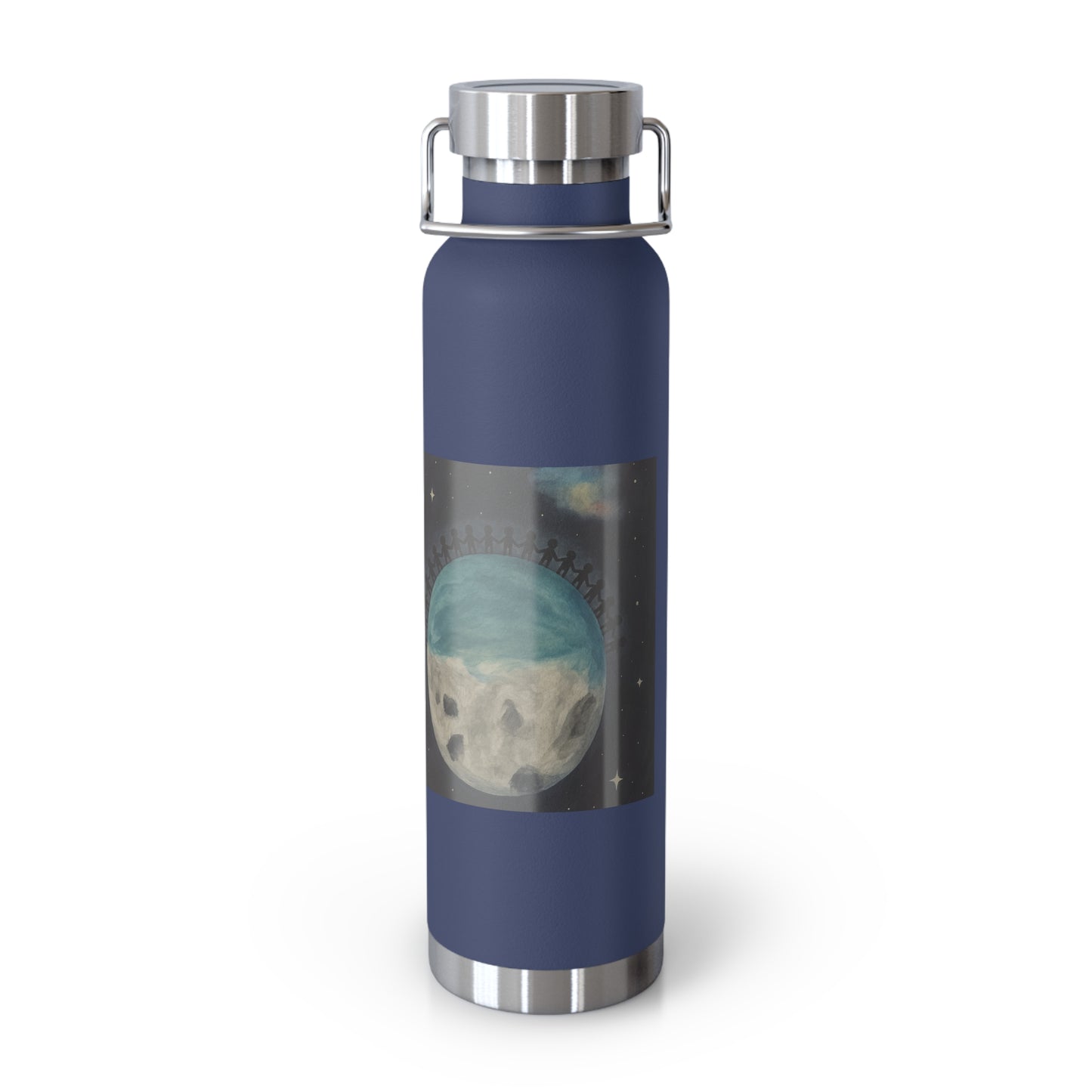 Moonlit Adventure Thermal Bottle, Insulated Water Flask, Travel Bottle, Outdoor Hydration, Gift for Nature Lovers, Camping Essentials