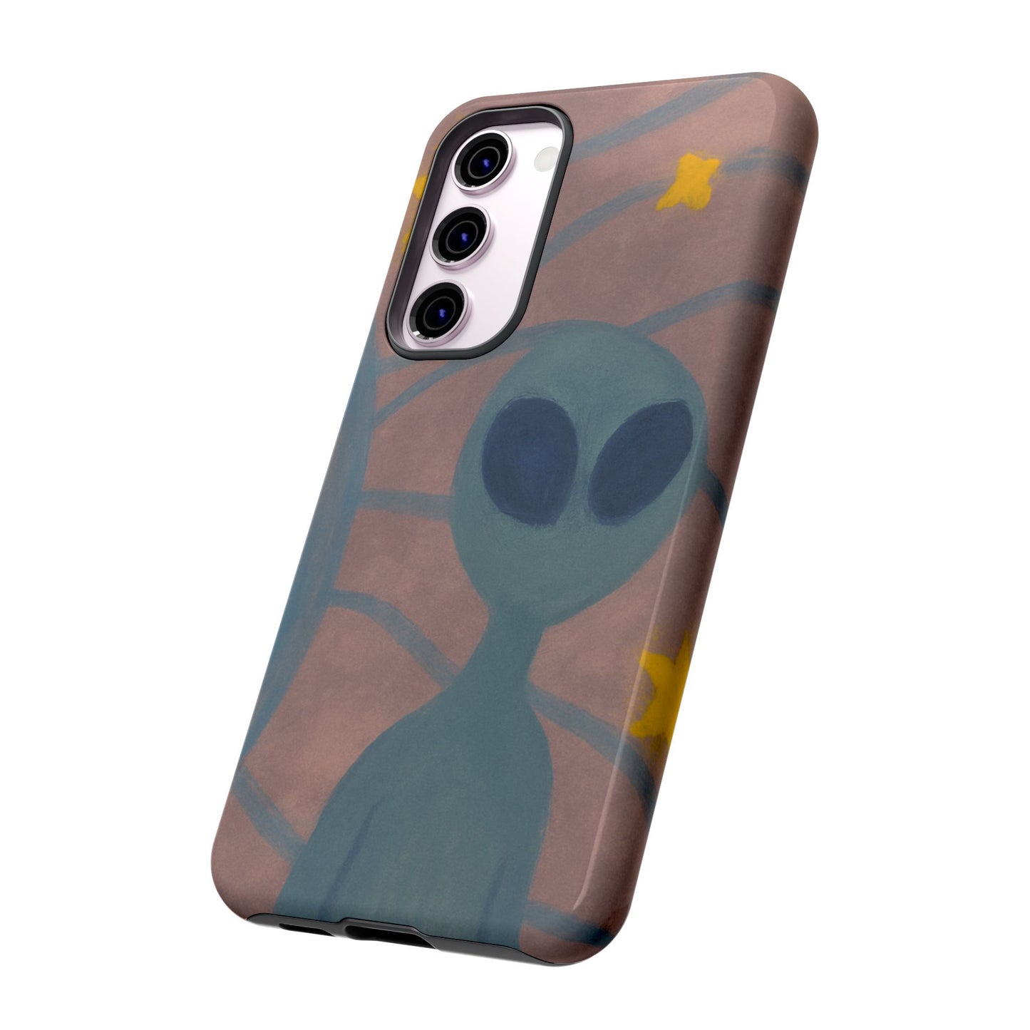 Alien-Themed Phone Case, Unique Designs for Sci-Fi Lovers, Gifts for Space Fans, Stylish Mobile Protector, Halloween Accessories, Space Art
