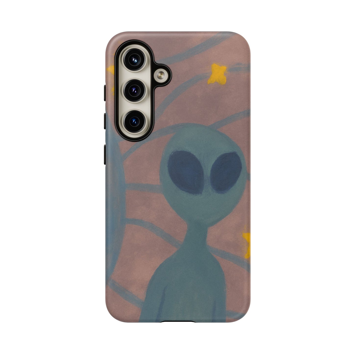 Alien-Themed Phone Case, Unique Designs for Sci-Fi Lovers, Gifts for Space Fans, Stylish Mobile Protector, Halloween Accessories, Space Art