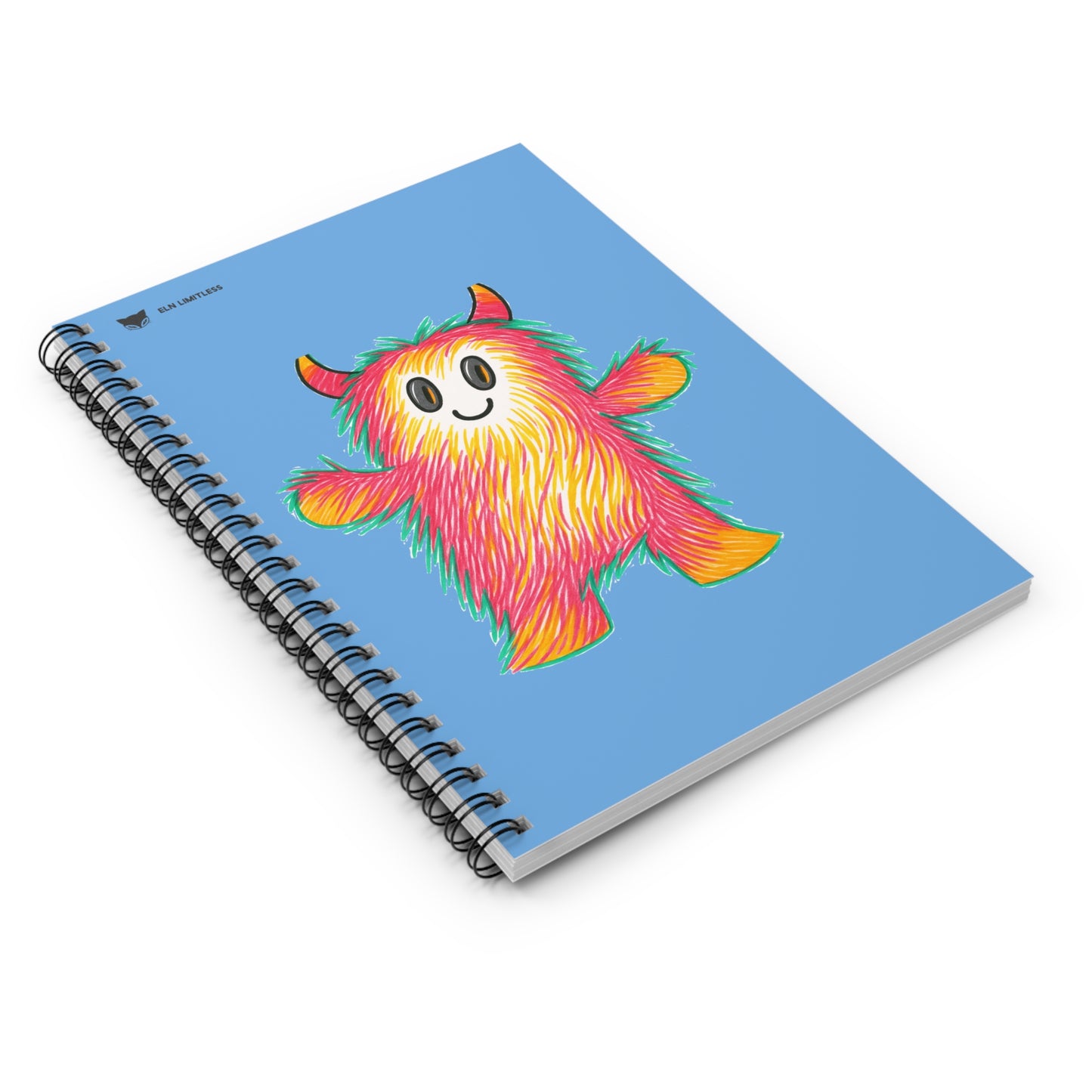 Colorful Monster Spiral Notebook - Fun & Whimsical Design for Kids and Adults, Great for School or Journaling, Back to School Gifts, [...]