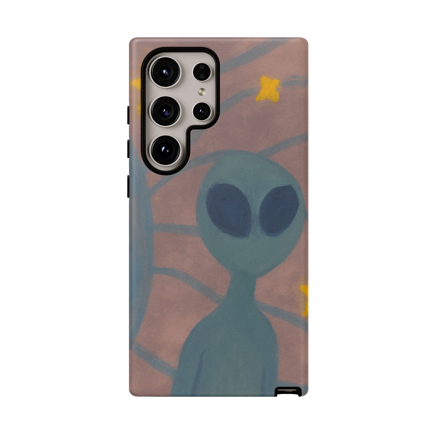 Alien-Themed Phone Case, Unique Designs for Sci-Fi Lovers, Gifts for Space Fans, Stylish Mobile Protector, Halloween Accessories, Space Art
