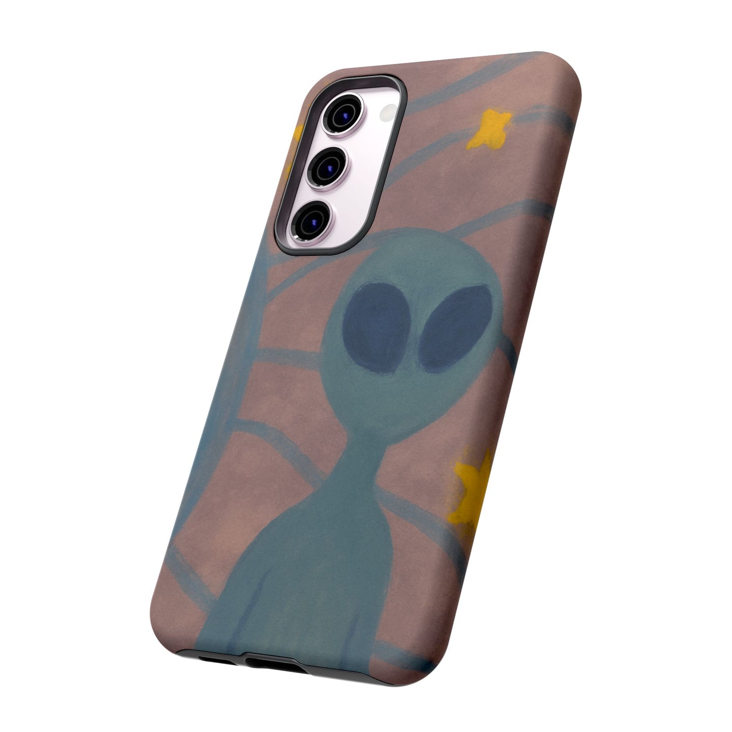 Alien-Themed Phone Case, Unique Designs for Sci-Fi Lovers, Gifts for Space Fans, Stylish Mobile Protector, Halloween Accessories, Space Art
