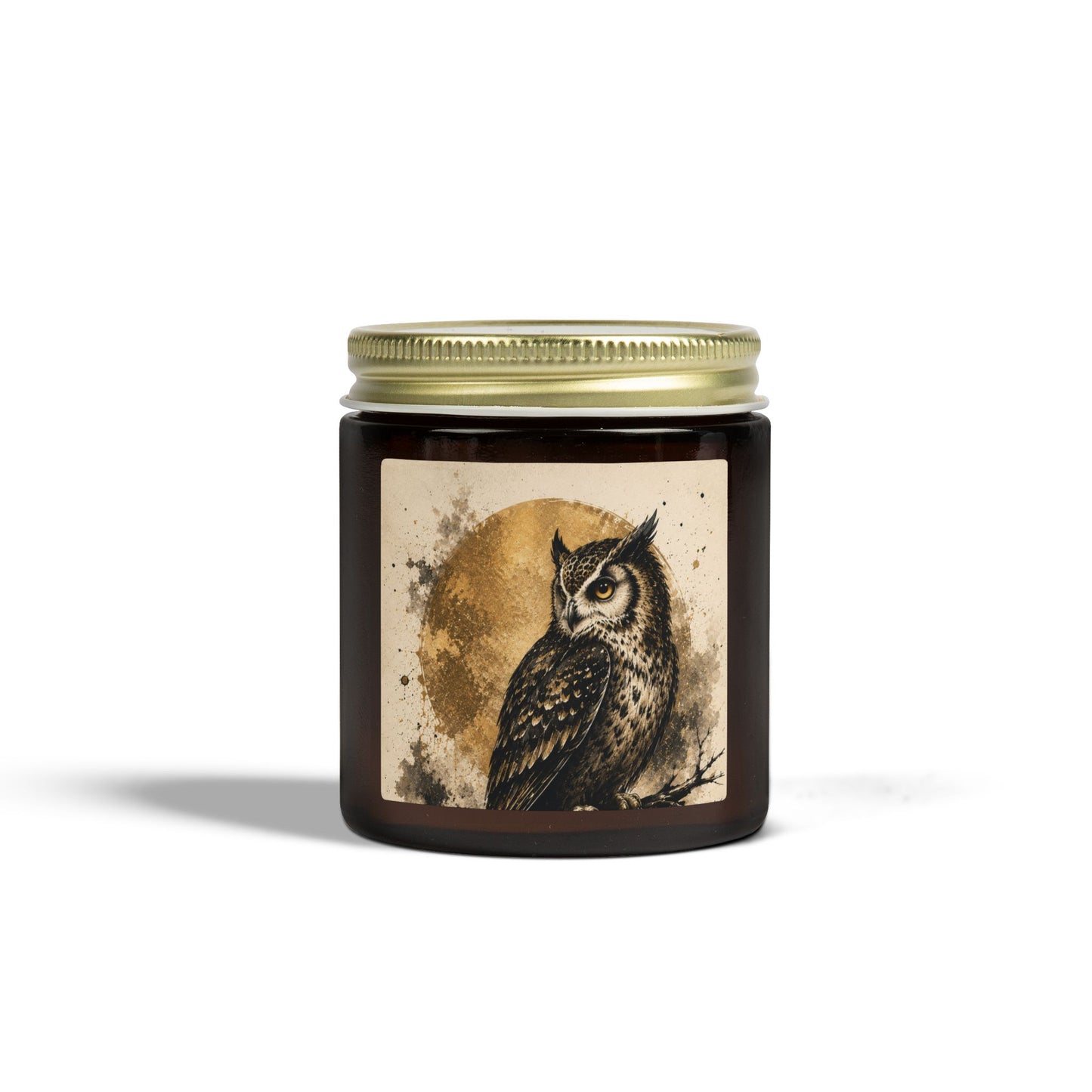 Owl Moon Coconut Apricot Scented Candle — 4oz/9oz Jar