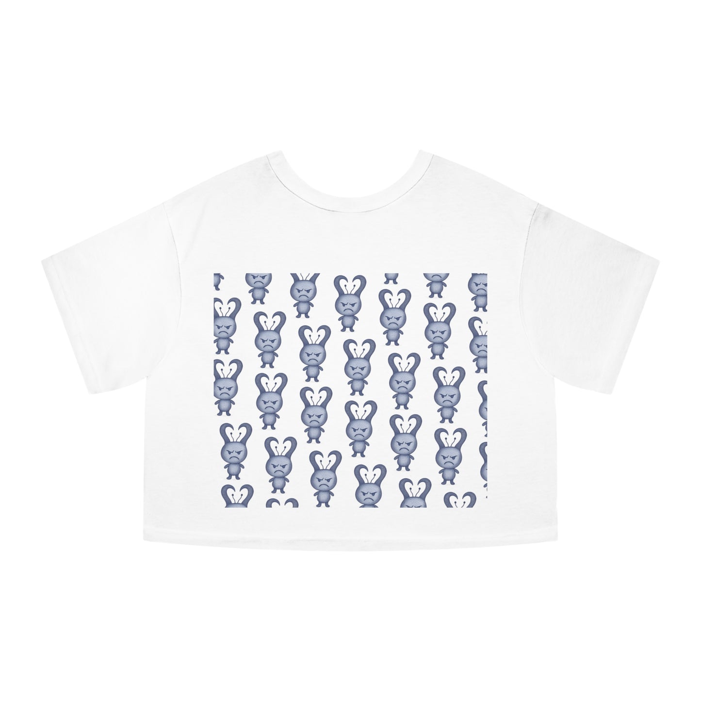Mood Doodle Cropped T-Shirt, Cute Graphic Tee, Trendy Women's Top, Casual Wear, Gift for Her, Summer Fashion