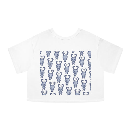 Mood Doodle Cropped T-Shirt, Cute Graphic Tee, Trendy Women's Top, Casual Wear, Gift for Her, Summer Fashion