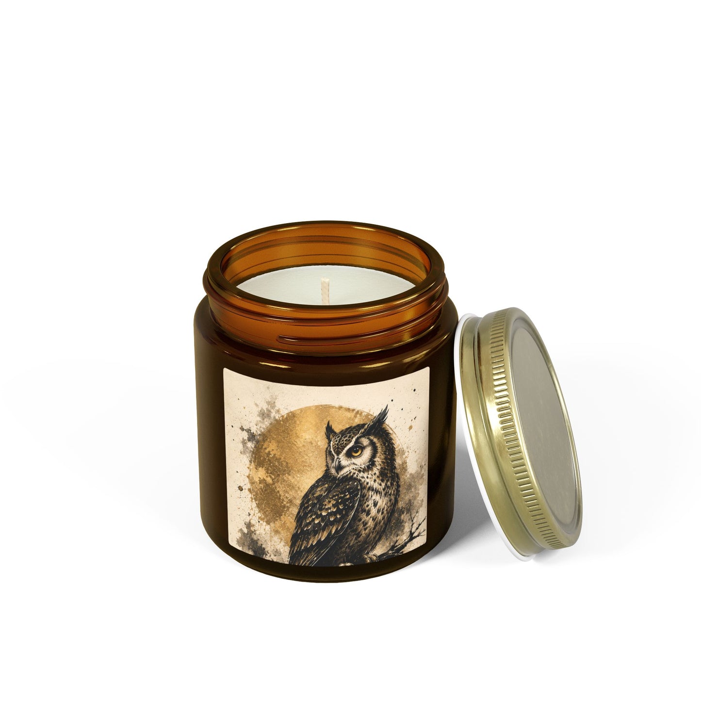 Owl Moon Coconut Apricot Scented Candle — 4oz/9oz Jar