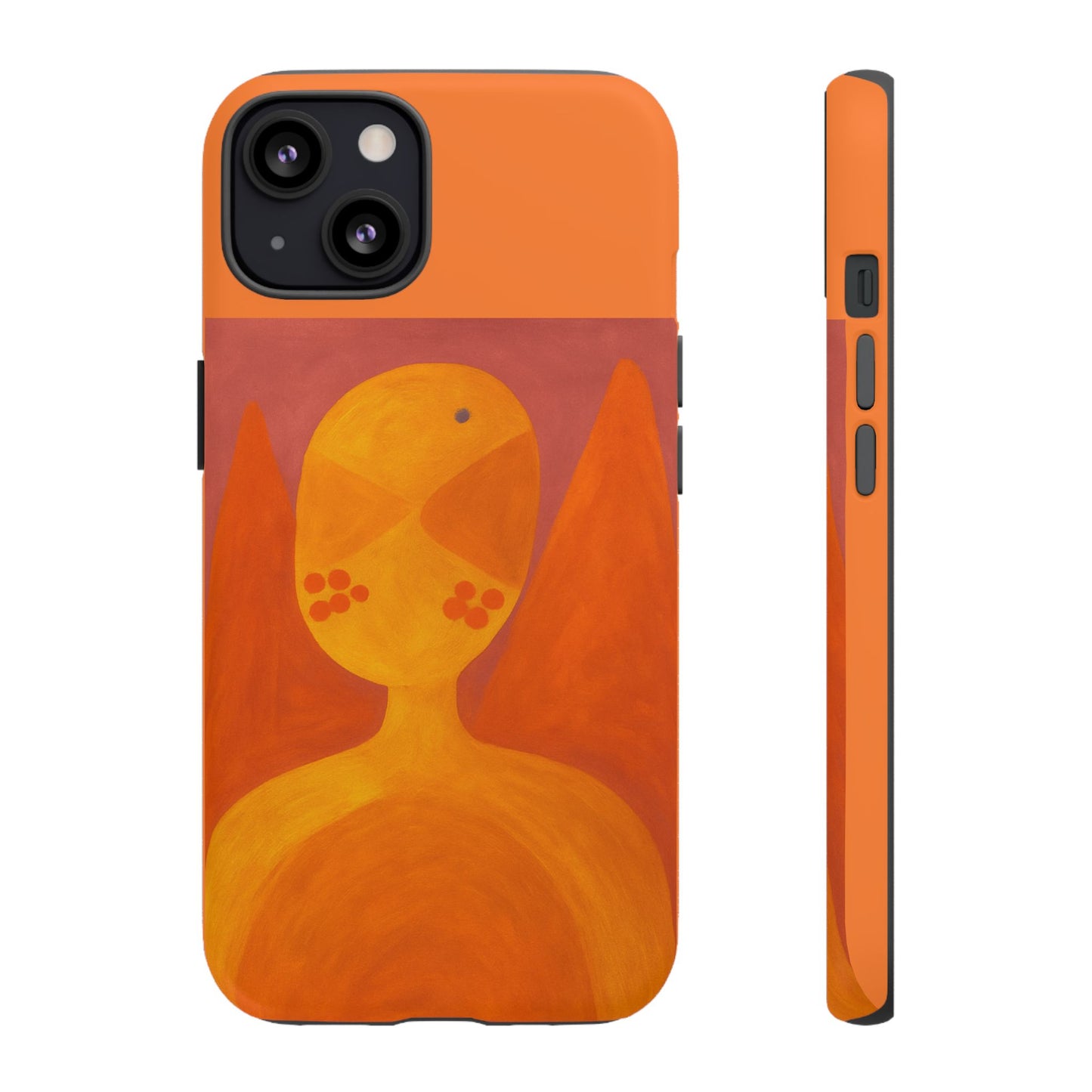 Orange Symbiote -  Phone Case, Orange Abstract Design, Tough Cases for Protection, Gift for Art Lovers, Modern Decor, Unique Accessories