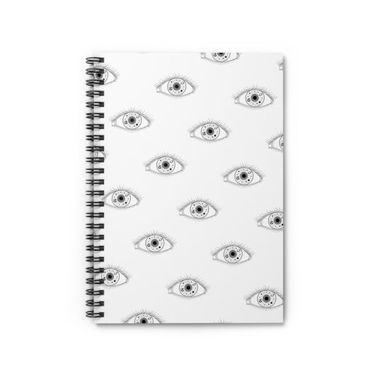 Eye-Catching Spiral Notebook - Ruled Line, Unique Notebook Design, Journal for Creative Minds, Gift for Students, Art Supplies, [...]
