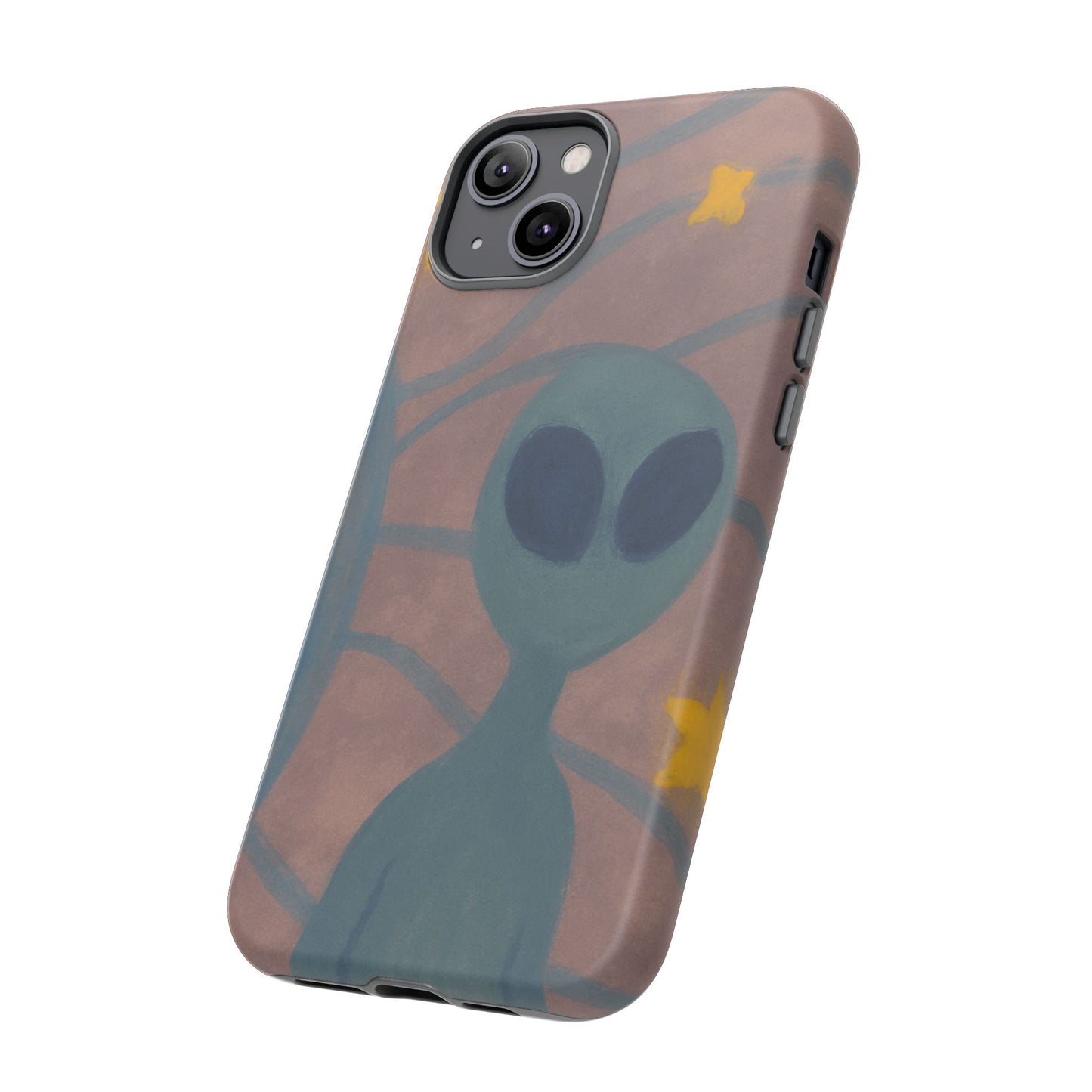 Alien-Themed Phone Case, Unique Designs for Sci-Fi Lovers, Gifts for Space Fans, Stylish Mobile Protector, Halloween Accessories, Space Art