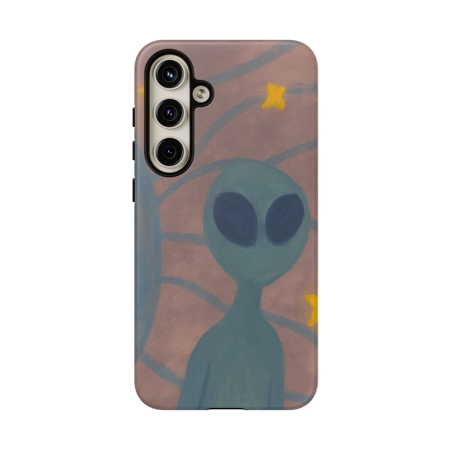 Alien-Themed Phone Case, Unique Designs for Sci-Fi Lovers, Gifts for Space Fans, Stylish Mobile Protector, Halloween Accessories, Space Art