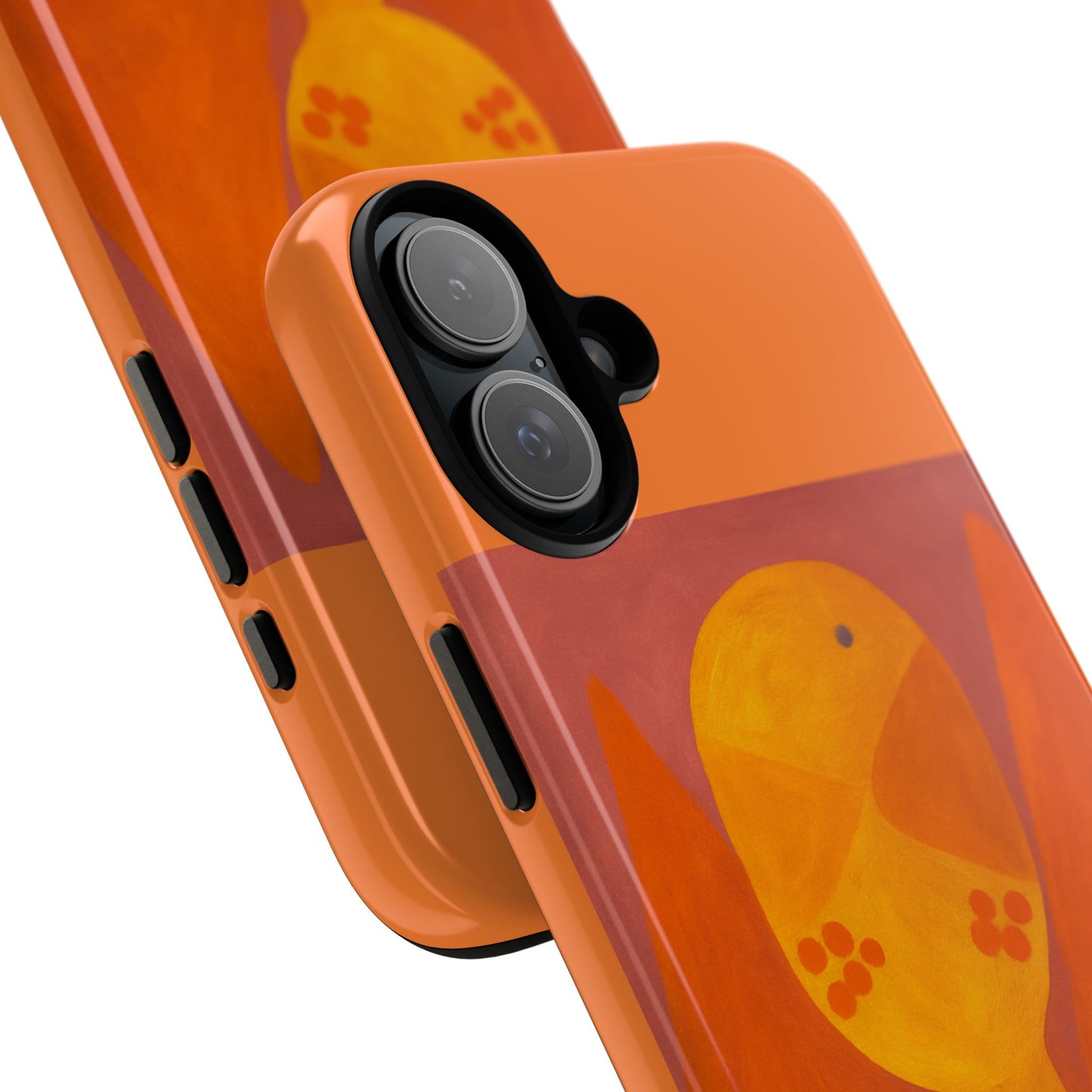 Orange Symbiote -  Phone Case, Orange Abstract Design, Tough Cases for Protection, Gift for Art Lovers, Modern Decor, Unique Accessories