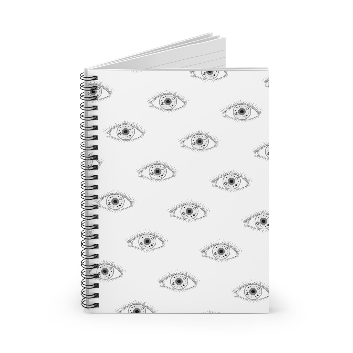 Eye-Catching Spiral Notebook - Ruled Line, Unique Notebook Design, Journal for Creative Minds, Gift for Students, Art Supplies, [...]